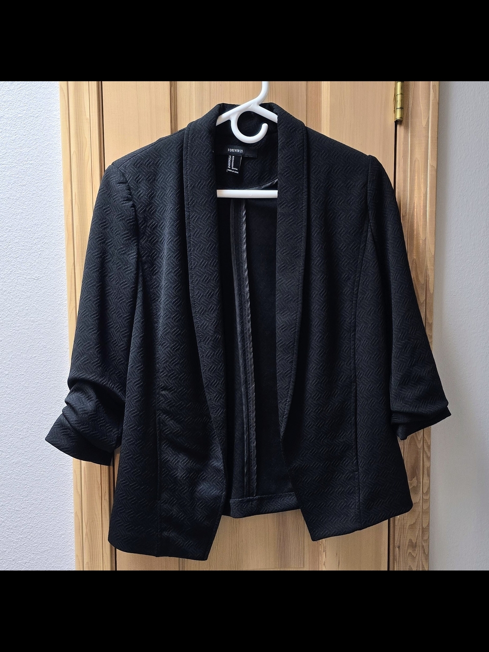 FOREVER 21 Blazer Medium Black Women's Jacket